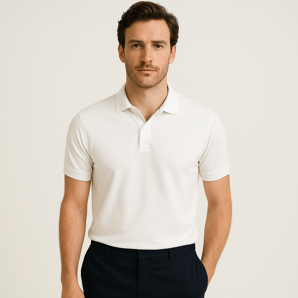 Polo Piquet Algodão Pima Peruano